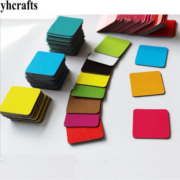 10pcs Square Blackboard Magnet Starters Star Heart Flor Fridge Fridge Gindergarten Training Aid Diy Puzzle Games 220716