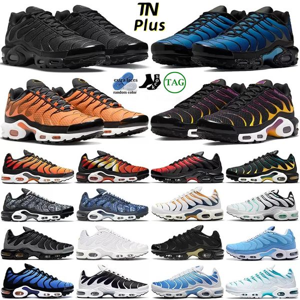 

tn plus running shoes men women black bubblegum yolk cherry cool grey neon olive pure platinum dark blue mens womens sports trainers sneaker
