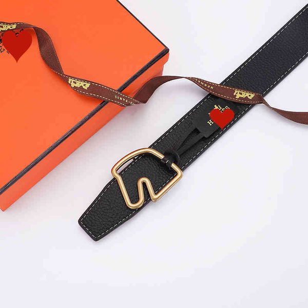 

new 4.0h horsehead letter buckle emma mens head layer lychee pattern classic multicolor belt, Black;brown