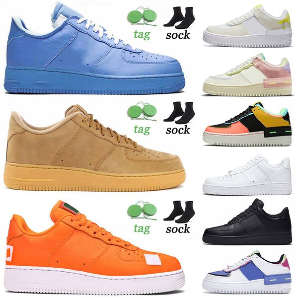 

new arrival 1 low running shoes mca university blue wheat jdi orange have a nice day cashmere solar flare atomic pink triple white black sha