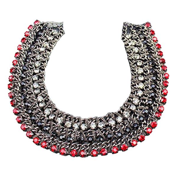 

bracelets trade act role ofing is tasted in europe and the exaggerated heavy personality costly human tide red thick line winding necklace n, Golden;silver