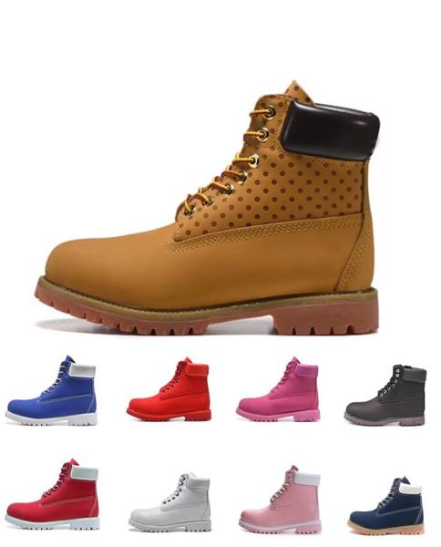 

winter designer boots ankle denim classic shoes women's shoes yellow rib sole thick hiking work motorcycle shoees, Black