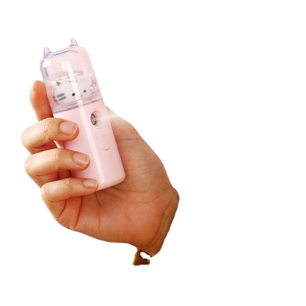 

portable nano mist facial sprayer whitening moisturizing facial steamer soothe skin care sunburn rehydrator beauty tool 30ml