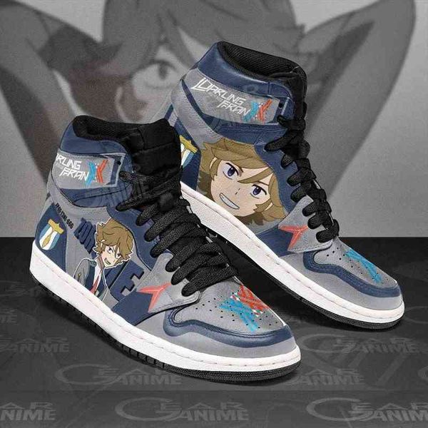 

zoromeo darling in the franxx sneakers code 666 custom shoes, Black