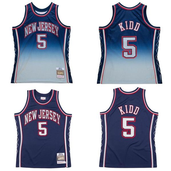 

stitched jason kidd basketball jersey s-6xl mitchell & ness 2006-07 mesh hardwoods classics retro version men women youth jerseys, Black;red