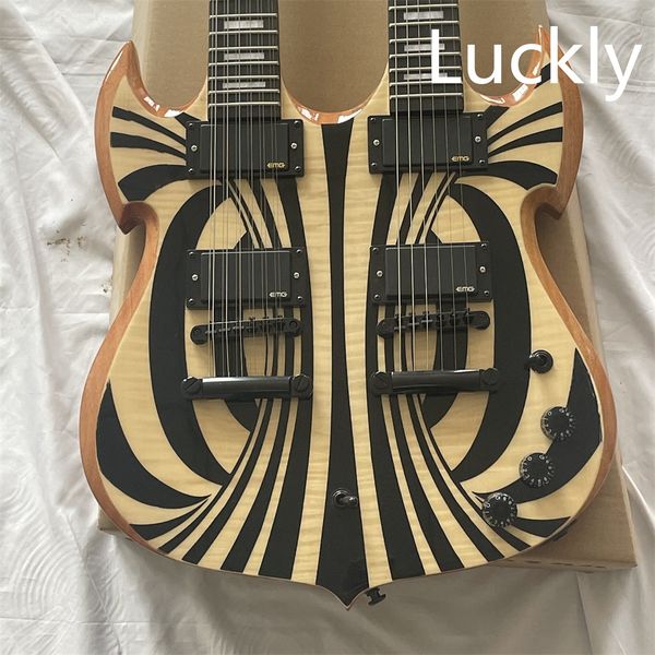 

in stock zakk double neck electric guitar 2022 the latest manufacturers direct spot second kill guitars guitarra