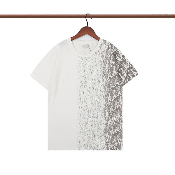 

2022 summer premium men's t-shirt printed letters women's designer shirts short sleeves fashion clothing asian sizem-3xl, White;black