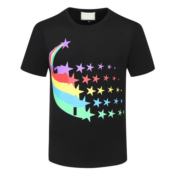 

2022 luxury men designers t shirt for man womens tshirt with letters print short sleeves summer shirts men loose tees asian size m-xxxl, White;black