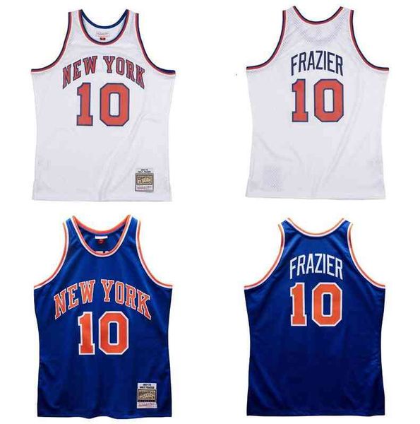

stitched walt frazier jersey s-6xl mitchell & ness 1969-70 mesh hardwoods classics retro basketball jerseys men women youth, Black