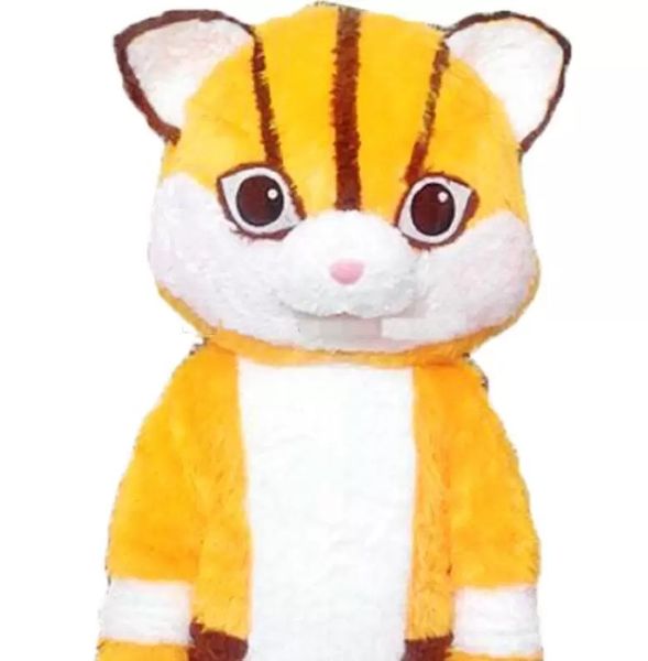 

2022 tiger mascot costumes cartoon character sz, Red;yellow