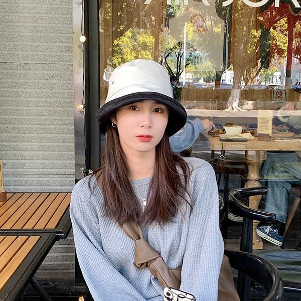 

summer spring girls bucket hat for women reversible fisherman cap casual outdoor sprotr travel beach sun bob, Blue;gray