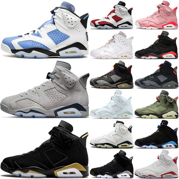 

wholesale 6 6s basketball shoes for men women university blue red oreo georgetown midnight navy cactus jack black unc mens womens trainers o