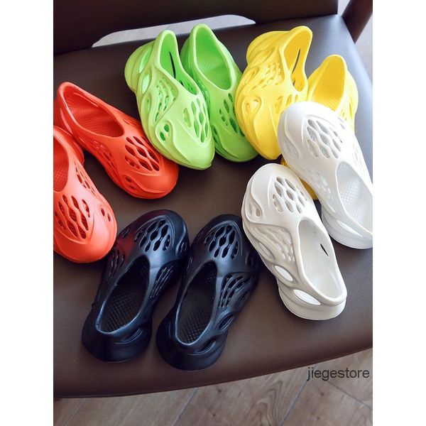 

new designers qinmin123 kany cool slippers beach soft sandals outdoor sports walking kids shoes size 16-31 oqfl, Black;grey