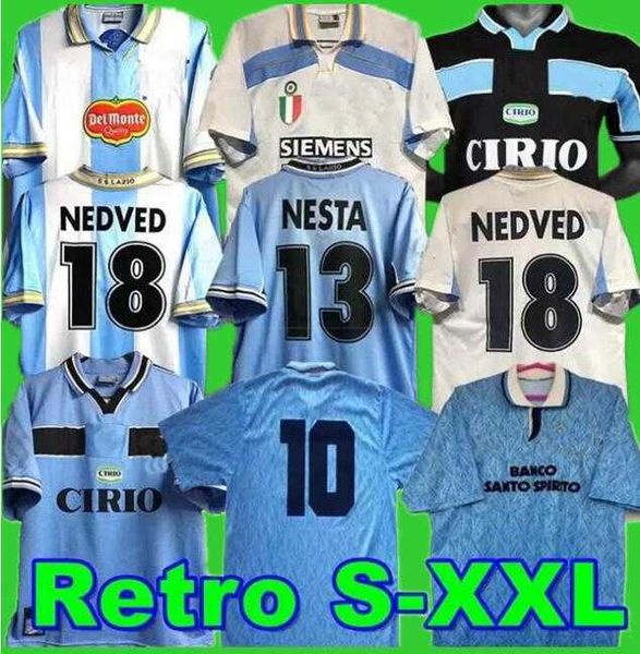 

lazio retro 1989 1990 1991 1992 1999 2000 2001 soccer jerseys nedved simeone salas gascoigne home away football shirt veron crespo nesta 89, Black;yellow