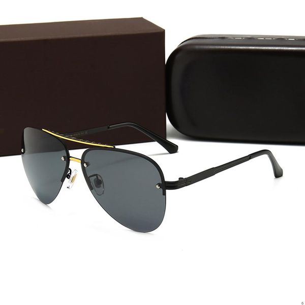 

1706 the latest selling popular fashion design sunglasses square plate frame anti-uv400 lens with box2905, White;black