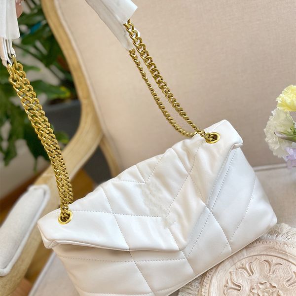 

womens shoulder bags fashion handbags classic gold chain channel designer bag vintage large capacity crossbody bag women's 2022 purse w