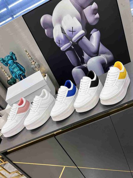 

famous brand women's designer little white shoes girl classic luxury height increasing shoes fashionable and versatile platform sneaker, Black