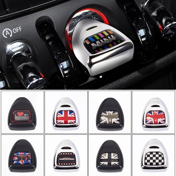 

one-click car start button sticker for bmw mini cooper f54 f55 f56 f60 car interior case decoration accessories car-styling