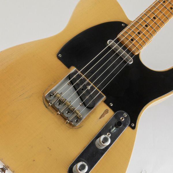 

nacho guitars 1950-52 blackguard butterscotch blonde electric guitar