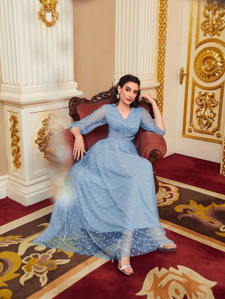 

dobby mesh contrast guipure lace dress f4jl#, Black;gray