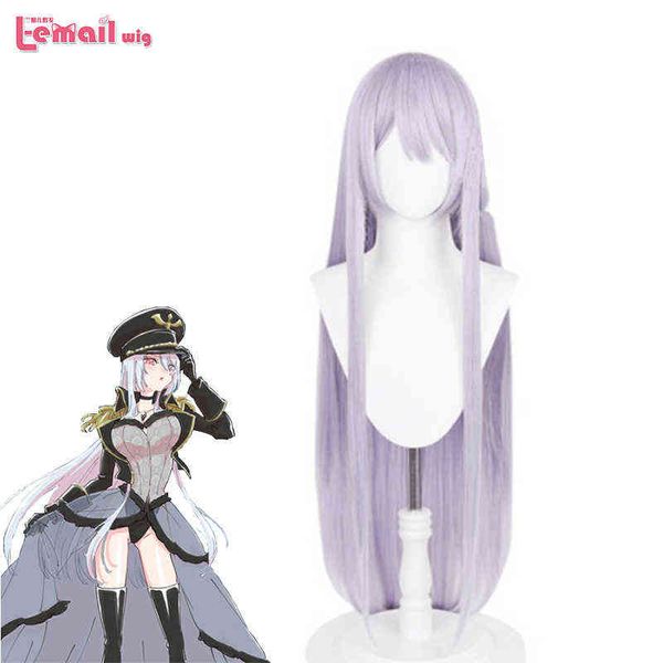 

l-mail pruik marin kitagawa cosplay mijn jurk up lieveling lange 100cm licht paars vrouwen en hittendige synthetisch220505, Black