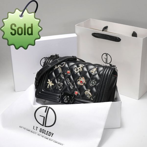 

women's 2022 new chain high fashion solid color shoulder messenger ladies designer bag handbag