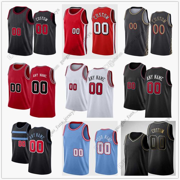 

custom printed 75th 2022 new city basketball jerseys vucevic 9 nikola derozan 13 tony 11 demar bradley green 12 ayo 24 javonte dosunmu simon, Black;red