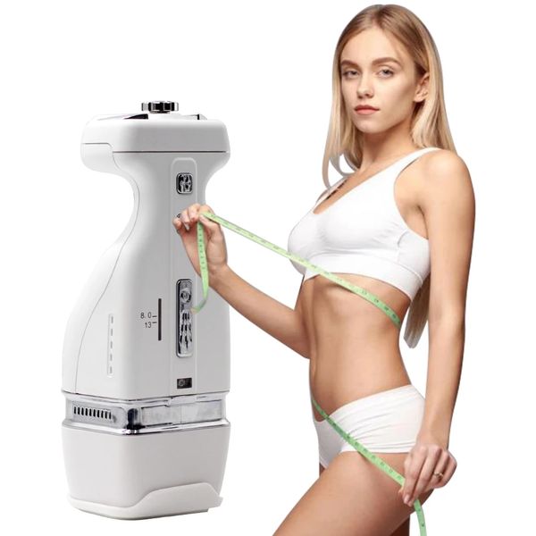 Mini Hifu fokussierte Ultraschall -HF -Körperschleidigung Fettentfernung Massagebaste Gewichtsverlust Anti -Cellulit -Faltenmaschine