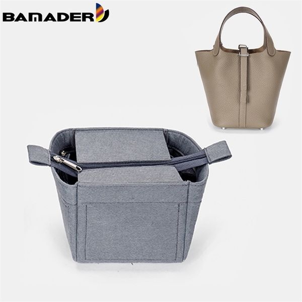 

bamader bag liner suitable for brand woman s with cover felt cloth insert travel cosmetic organize the storage in 220621