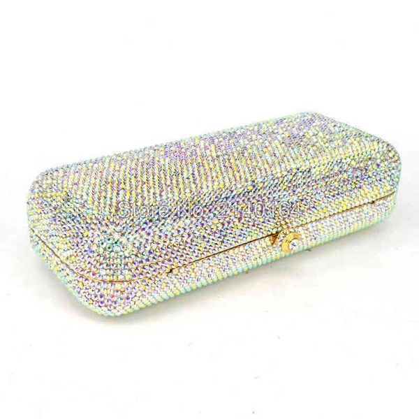 

nxy evening bags laisc white crystal evening luxury diamond clutch silver color party women wedding pochette bride hand 88619 0428