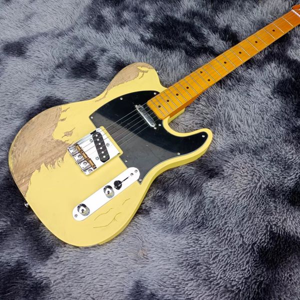 

aged 6 string electric guitar body alder delivery