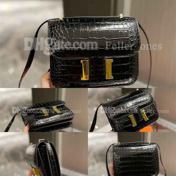 

women luxurys designers bags 2022 handbags real leather womens crocodile pattern handbag hig