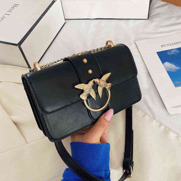 

swallow bag women's fashion chain messenger texture one shoulder small square 220517