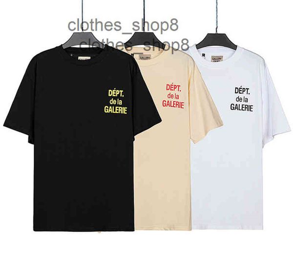 

designer t shirts mens sweatshirts shirts gallerydepts2022 new spring and summer short sleeve boys and girls' trend half sleeve t-shirt, White;black