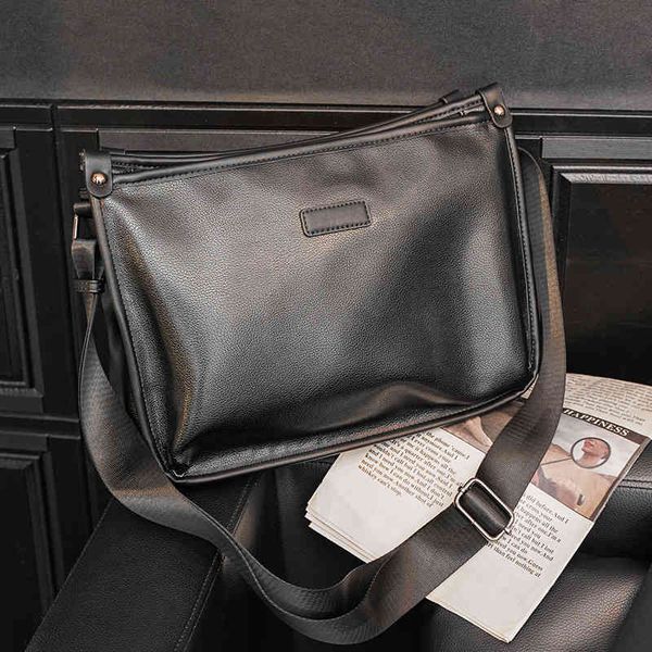 

handbags bags single shoulder leisure men's messenger fashion brand large capacity business simple, Black;red