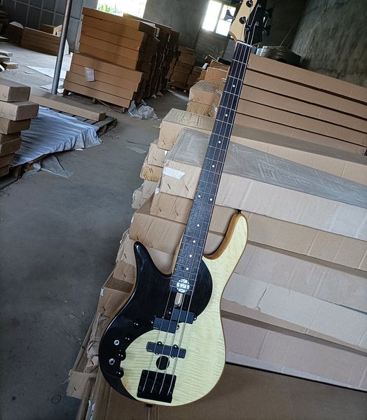 

4 strings left handed yinyang electric bass guitar rosewood fretboard