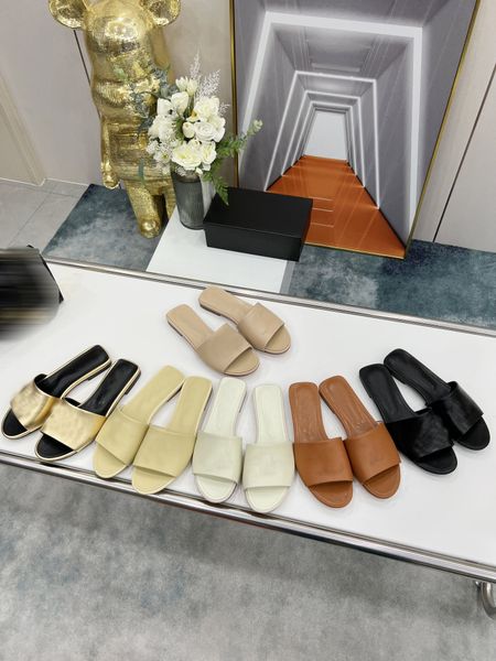 

pearl sandals women leather luxury outdoor beach shoes loafers flat slippers simple elegant ladies pearl open-toe slides designer lightweigh, Black