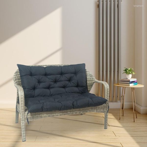 Travesseiro /cor sólida decorativa macia confortável cadeira de escritório assento s reclinando bancada de jardim longa /decoração