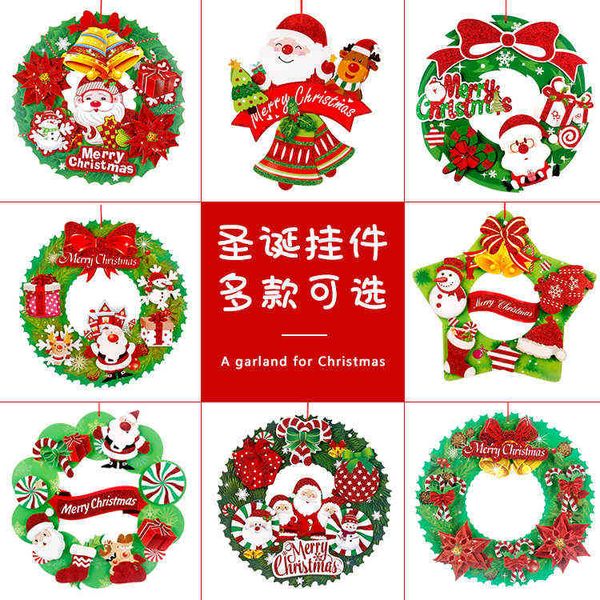 

factory outlet christmas wreath decoration pendant shopping mall betterel store