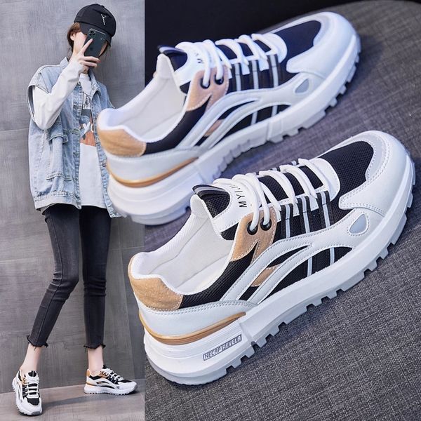 

spring casual sneakers women breathable platform sport shoes running comfortable chunky sneakers female zapatillas mujer fashion