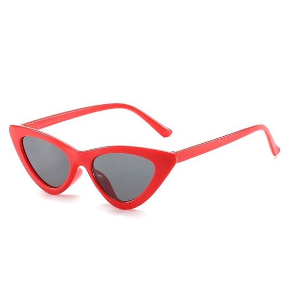

cat eye sunglasses women fashion hip hop sunglasses men personality triangle sun glasses 2022, White;black
