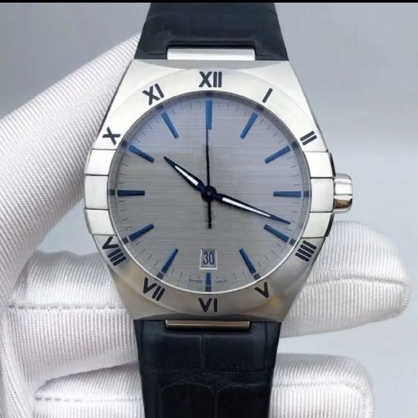 

watches for men luxury 39 mm automatic mechanical movement watch sapphire waterproof sports fashion constellation series watches, Slivery;brown