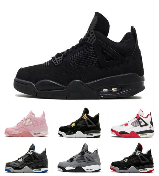 

jumpman 4 designer kids basketball shoes boys girls trainers 4s off road triple white black sports athletic shoe parent child walking sneake