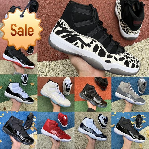 

jumpman 11 basketball shoes men women 11s cool grey animal instinct legend blue citrus jubilee concord cap and gown bred mens trainers o, Black