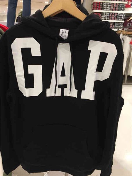 

brand hoodie gap men's hooded sweater warm plush 791339 509807 567861 8t6w, Black