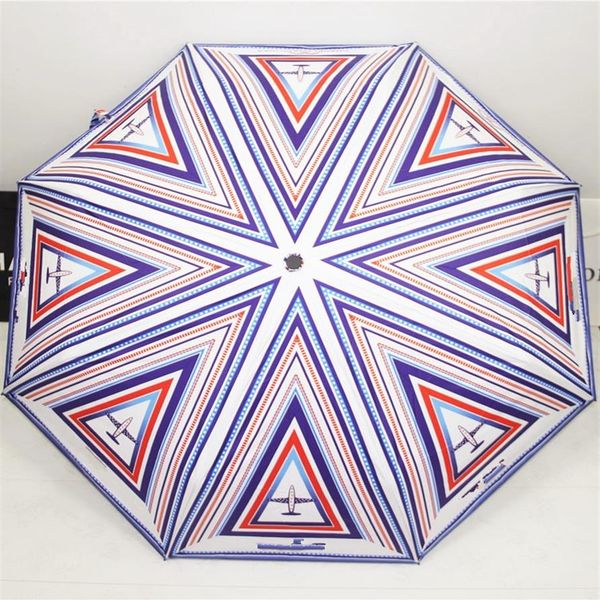 

new airplane umbrella for women 3 fold umbrella rain umbrella gift287l