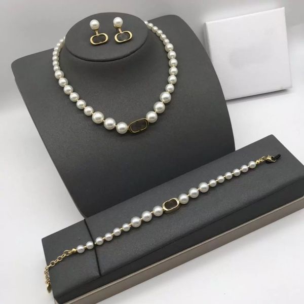 

fashion chain classic necklaces jewelry pendants mother-of-pearl stainless steel plated accessories for women girls valentine's mother&, Black