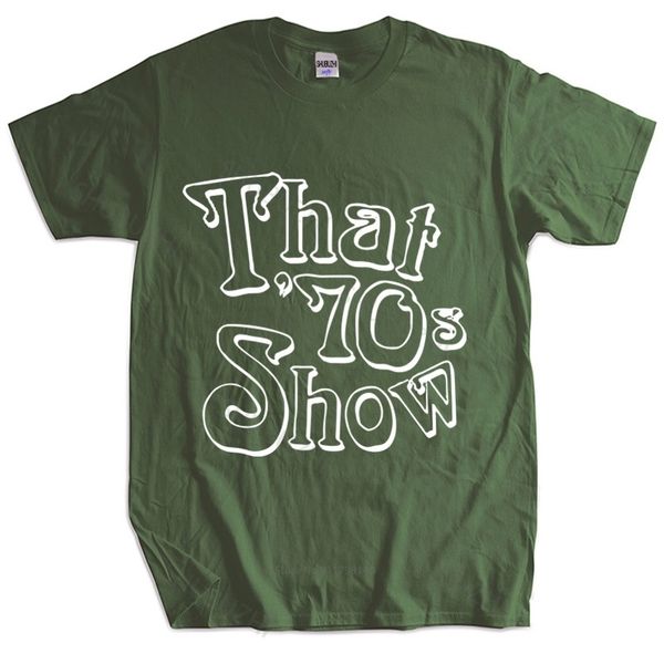 

mens summer cotton tshirt loose that 70s show music tv series mens black tshirt teeshirt women tees 220608, White;black