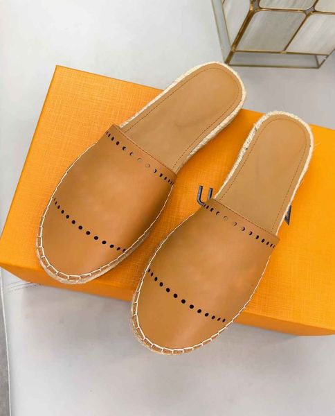 

famous brand women's designer sandals fashion calfskin fisherman shoes for women girl paris classic luxury hemp rope weaving + rubber s, Black