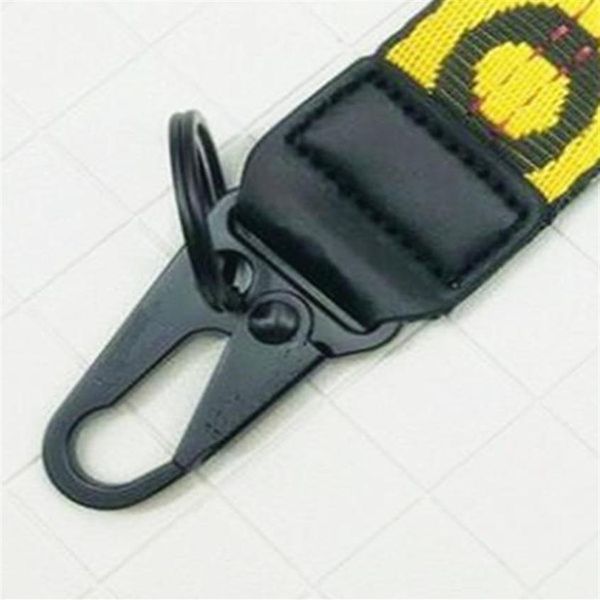 

2019 new 20 cm long cold wall canvas key buckle mens hip hop belt pendant streetwear skateboards rock punk cool special accessorie268f, Silver